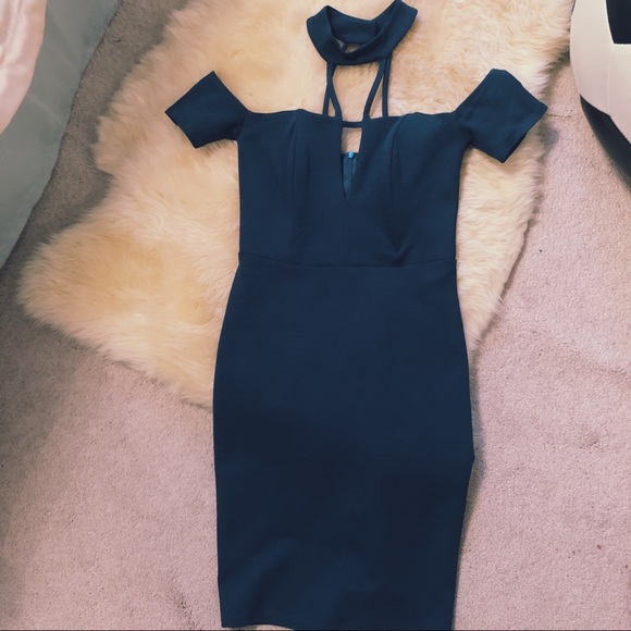 Navy Bodycon Dress - Picture 2 of 2